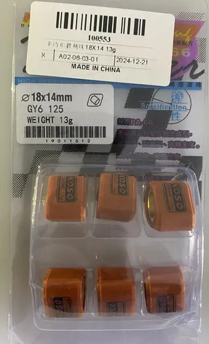 comprar Rulos Poligonales Kosso Scooter Gy6  13 Gramos