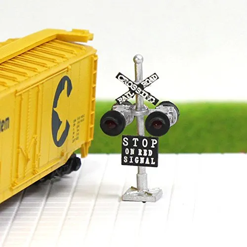 Jtd1506rp 1 Set Señal De Cruce De Tren/track N Scale 3...