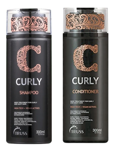 Truss Shampoo + Acondicionador Curly X300ml