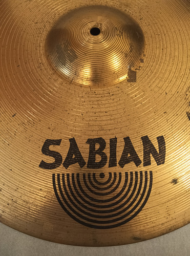## Prato De Condução Sabian B8 20, Excelentes Condições! Dourado (Usado)