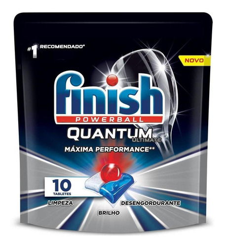 Detergente Lava Louça Tabletes Finish Quantum Ultimat Full
