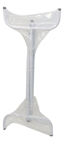 Arara Para Roupa Desmontável 1,50 2 Níveis Dobrável Cor Branco