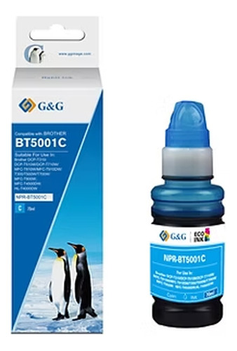 Tinta Para Impresora Brother Btd60bk/bt5001 Color 4 Colores