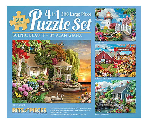 Bits Y Piezas - 300 Piezas Rompecabezas Puzzle Para 2tvkf