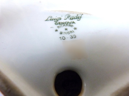 Monijor62-antiguo Coleccion Richard Ginori Art Deco Cenicero (Usado)