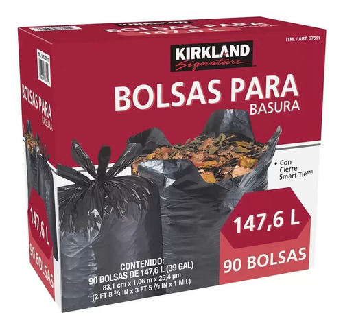 Bolsas Para Basura De Plástico Grandes Con Dispensador 90 Pz