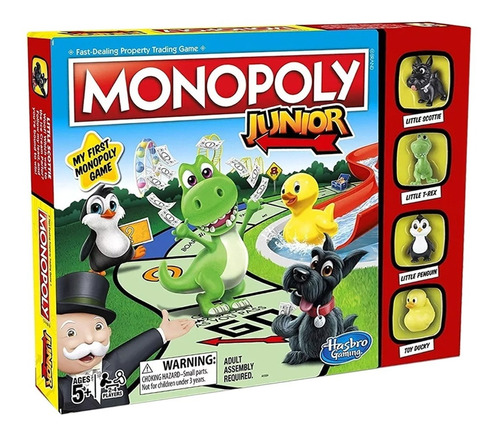 Monopoly Junior Perro Trex Pingüino Pr