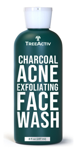 Treeactiv - Lavado Facial Exfoliante Para El Acn En Carbn, C