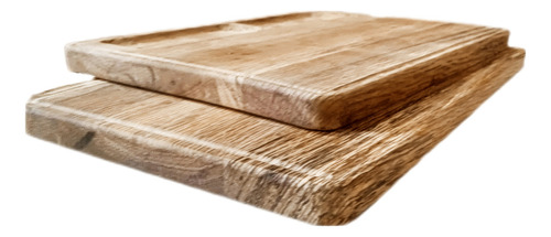 Tabla Para Picar Encino Rectangular 40x25 Cm 1.8 Mm