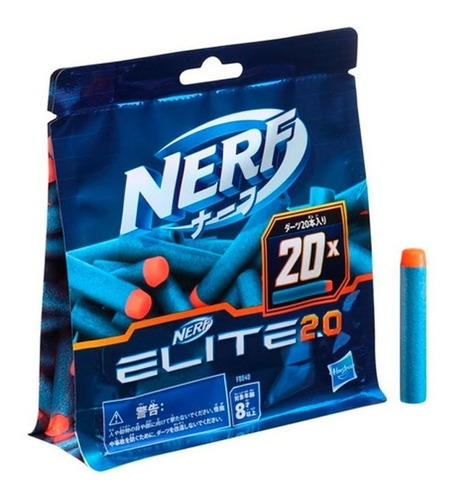 Dardos Repuesto Nerf Elite 2.0 Pack X20 Hasbro - Vaj 