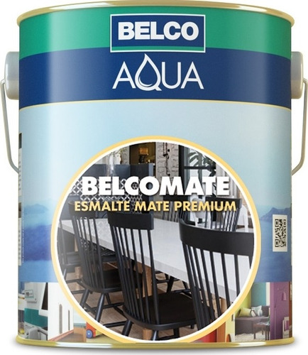 Esmalte Sintético Mate Premium Belcomate Belco 0.9 Litros
