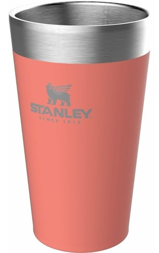 Vaso Termico Stanley 02282 Acero Inoxidable Sin Tapa 473 Ml Color Rosa VASO PINTA