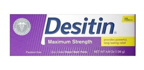 Desitin Máxima Resistencia Óxido Zinc Pañalitis 4oz