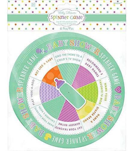 Juego Spinner Para Baby Shower,multicolor. Marca Pyle