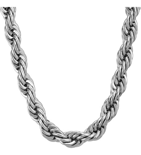 Lifetime Jewelry Collar De Cadena De Cuerda De 8 Mm Chapado