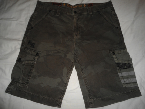 Exclusivo Short Bermuda  Rock Revival Camo  100% Original