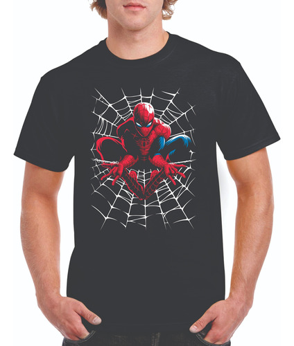 Playera - Spiderman Telarañas Spider Man Avengers Heroes