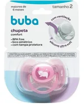 Comprar Chupete Comfort, talla 2, más de 6 meses, color oso buba, color rosa, período de edad de más de 6 meses