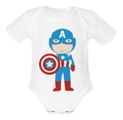 Imagen 1 de 1 de Baby Body Capitán América [ref. Bma0407]