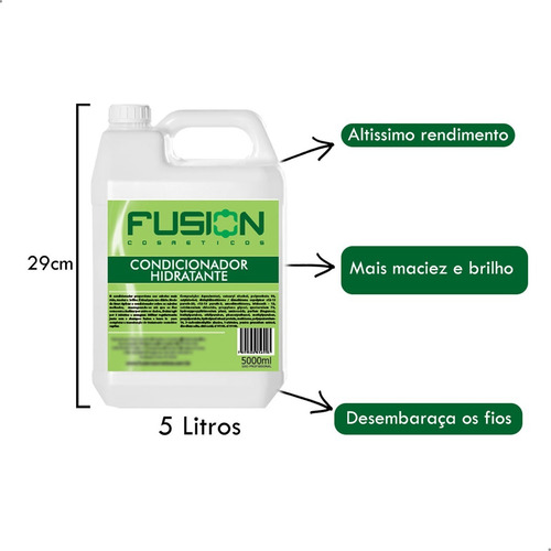 Kit Lavatório - 2 Shampoo, Condicionador E Máscara Fusion