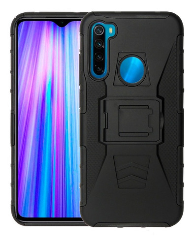 Imagen 4 de 8 de Funda Moss Uso Rudo 3 En 1 Para Xiaomi Redmi Note 8