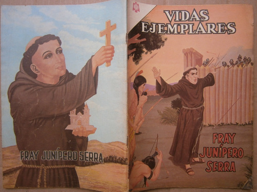 Fray Junipero Serra Vidas Ejemplares 199 Novaro Comic 1965