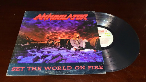 Annihilator - Set The World On Fire 1993 Brazil Ozzyperu