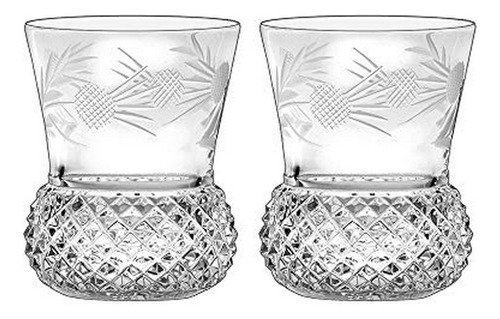 Juego De 2 Vasos De Whisky Flower Of Scotland