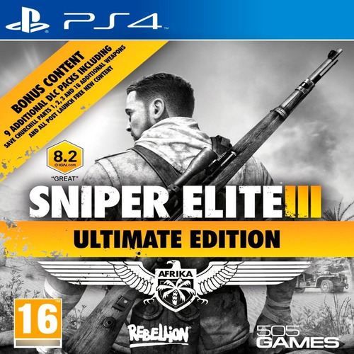 Sniper Elite 3 Ultimate Edition Ps4 Fisico Sellado Ade