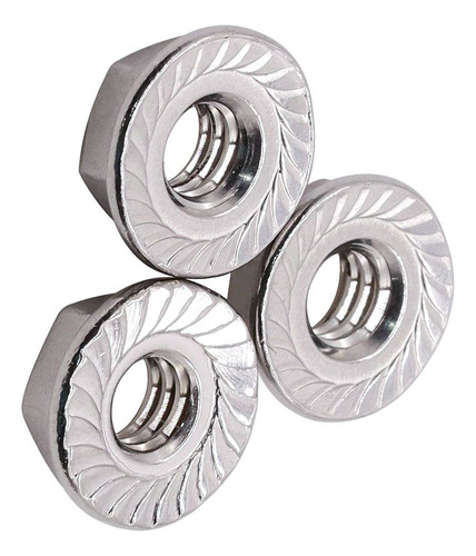 Kit De Arandelas Glvaner, Acero Inox, M6, Hexagonal, 100 Pcs