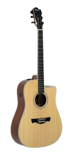 Violão Elétrico Tagima Folk Solid Spruce Sunset Aço Ntop