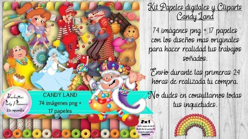 Papeles Fondos Y Cliparts Imagenes Png Candy Land Dulces