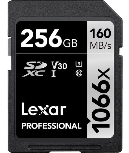 Tarjeta De Memoria Lexar 256gb Professional 1066x Uhs-i Sdxc