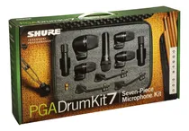 Comprar Juego De Microfonos P\u002Fbateria De 7 Pzs Pgadrumkit7 Shure Color Negro
