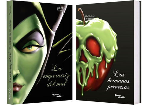 2 Libros Villanos Disney  Maléfica + Las Hermanas Perversas