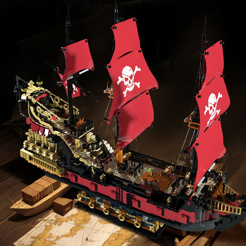 Ce Set De Bloques De Construcción En Maqueta De Barco
