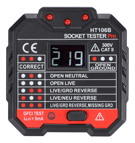 Circuito De Enchufe De Pared Con Pantalla Digital Ht106b