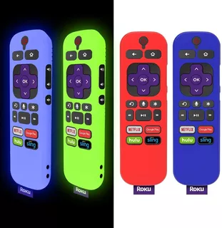 4 Unids Para Tcl Roku Tv Steaming Stick 3600r Remote Case,