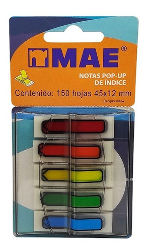 Notas Indice Pop-up Mae De Flecha Con Despachador 150 Ho /vc