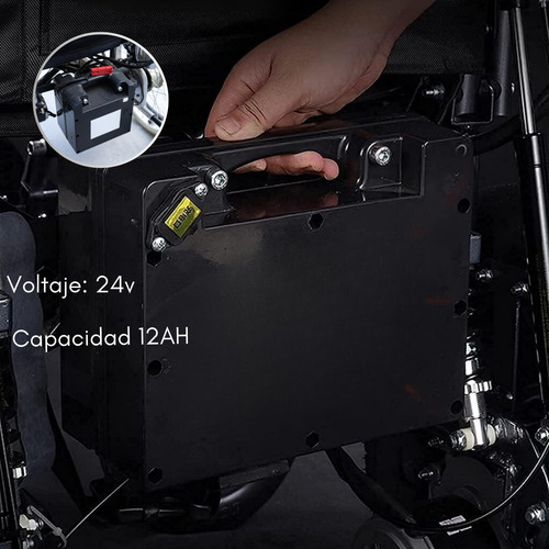 Silla De Ruedas Eléctrica Plegable Con Joystick