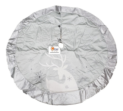 Pie De Arbol Navidad Color Plata 1.6 Mts Redondo Envio Xos