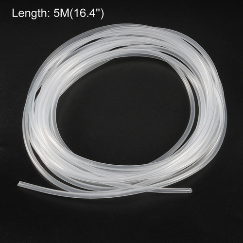 Xt Tubo De Silicona Para Bomba Transferencia 3mm Od 5m Claro