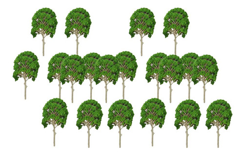 20pcs Paisaje Tree Para Train Park Street Scenery 1: 50-1: