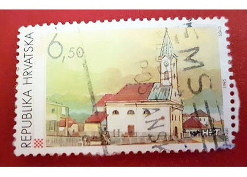 Estampilla  De Croacia 1995  Valor 6.50