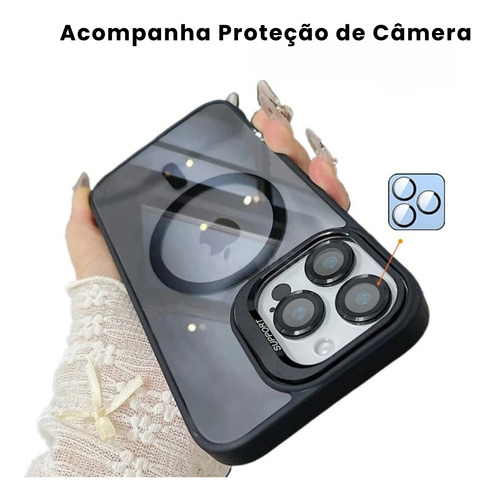 Capa Case Turbo Compatível Com Magsafe Para iPhone 14 E 15