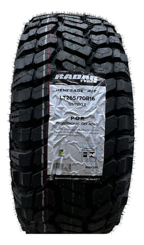 Pneu Radar Renegade 265/70r16 10pr R/t+ Ford Ranger