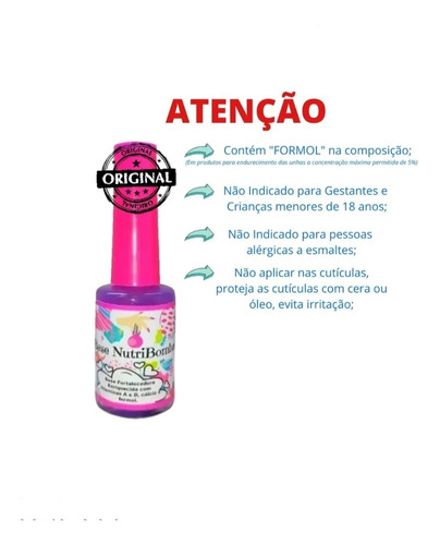 Imagem 5 de 10 de Kit 2 Esmaltes Nutribomba De Unhas Manicure E Pedicure 9ml