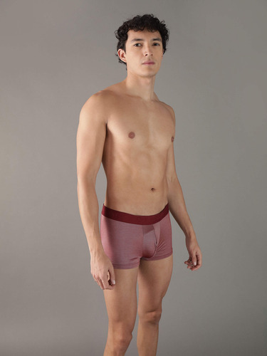 Bóxer Low Rise Trunk Calvin Klein Black Hombre Rojo