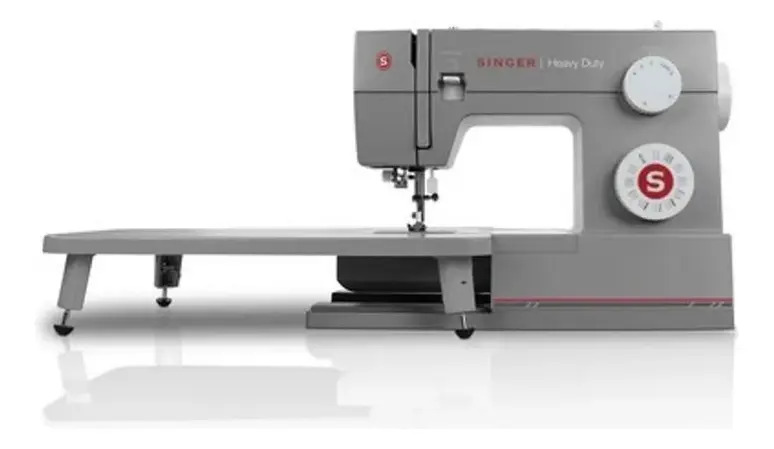 Máquina De Costura Singer 4432 + Mesa Extensora Cor Cinza-escuro