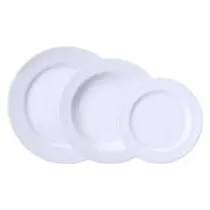 Comprar Jogo 6 Pratos Raso, 6 Fundos E 6 Sobremesa Porcelana Schmidt